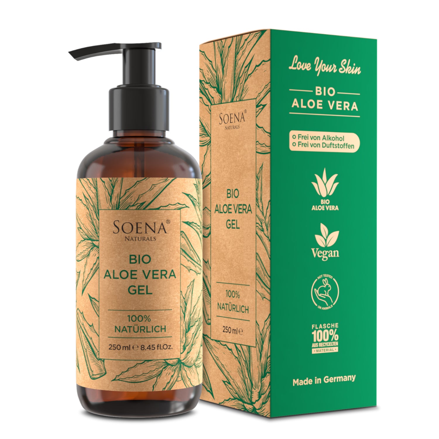ALOE VERA GEL BIO  Soena Naturals