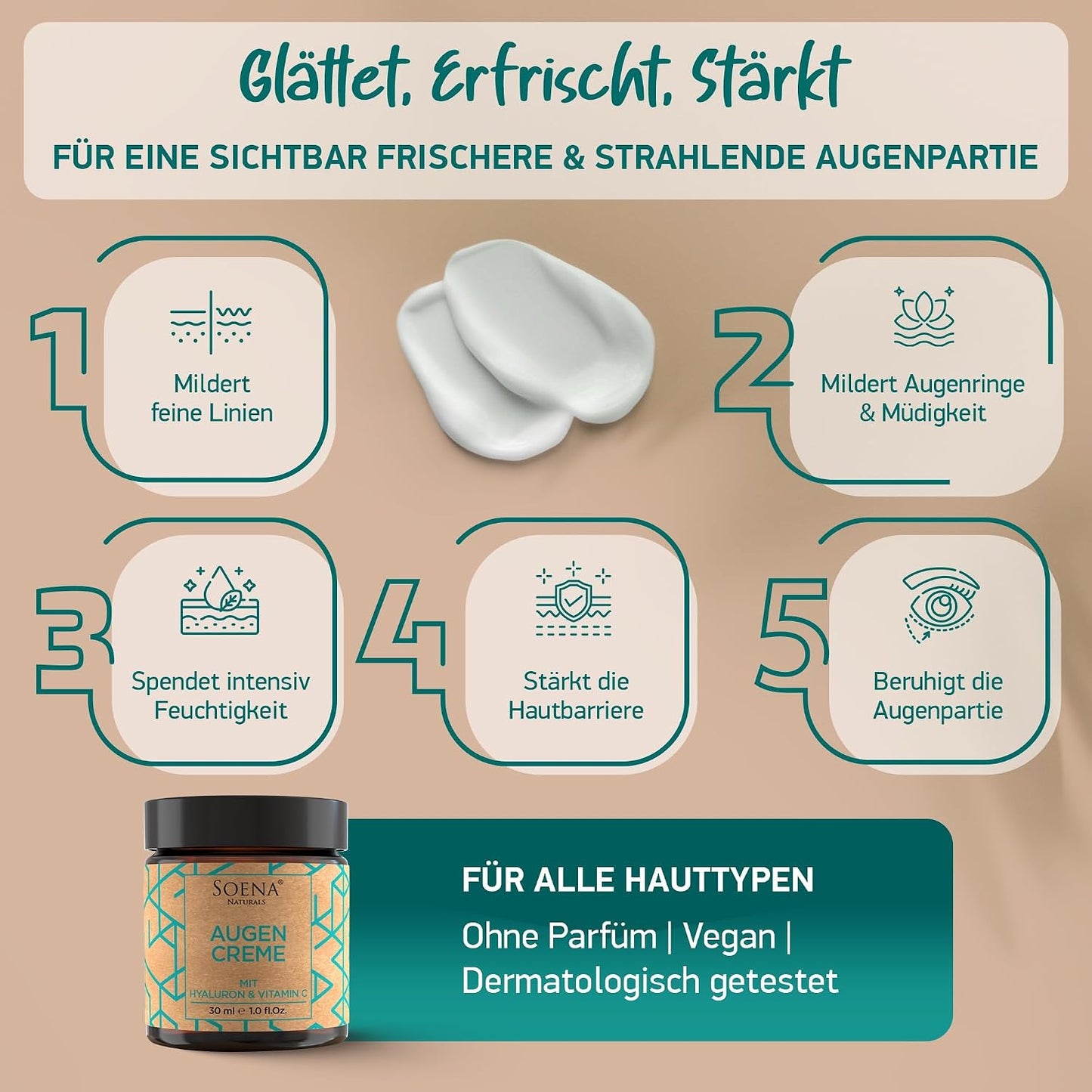 NEU: Bio Augencreme