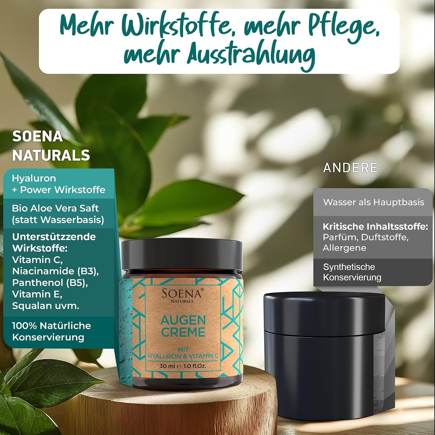 NEU: Bio Augencreme