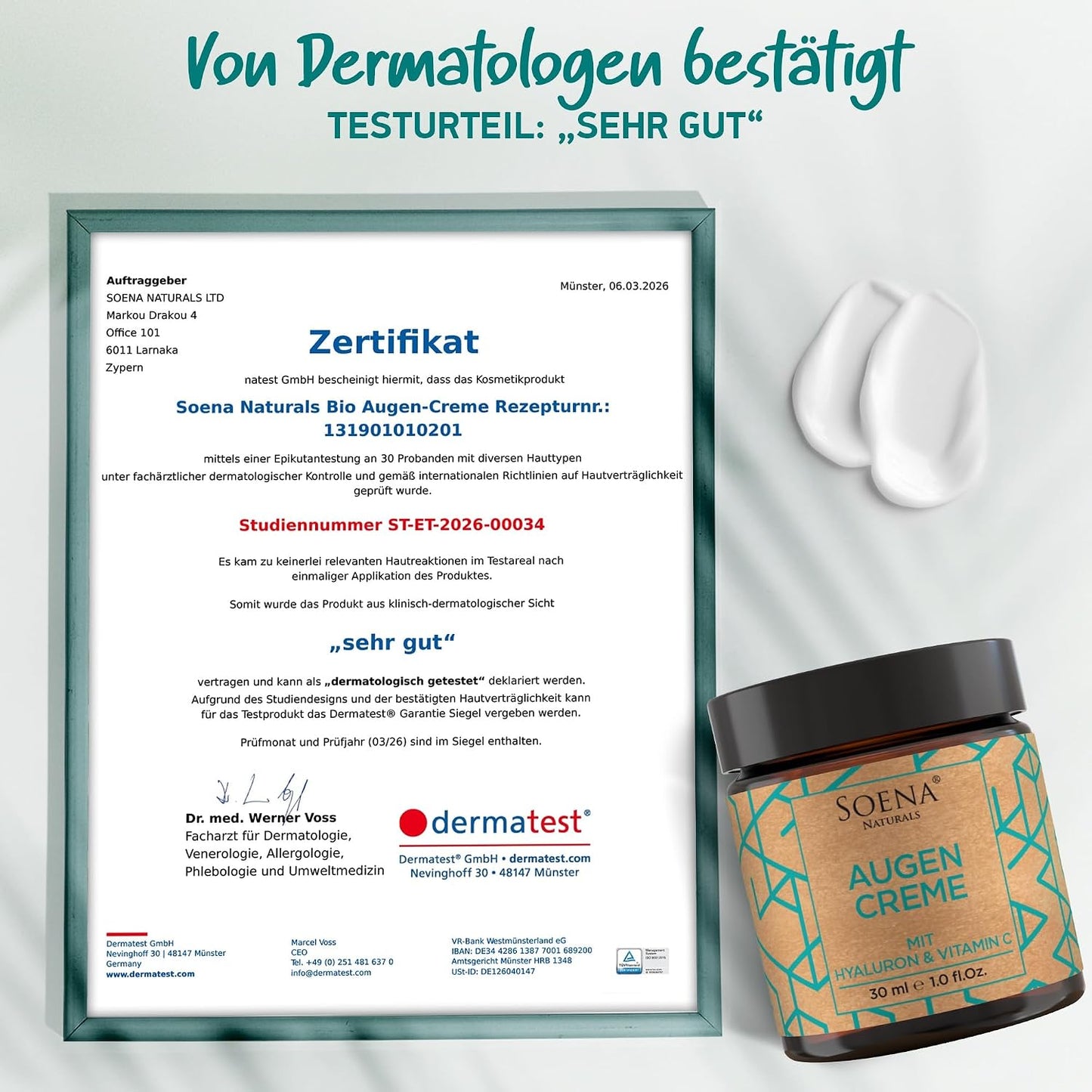 NEU: Bio Augencreme